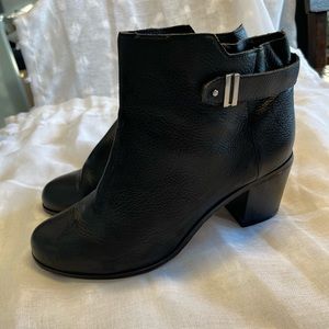 Torrid black leather booties